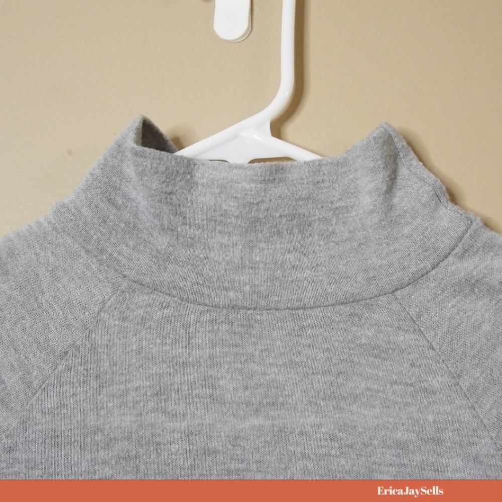 Grey Mockneck Longsleeved Bodysuit